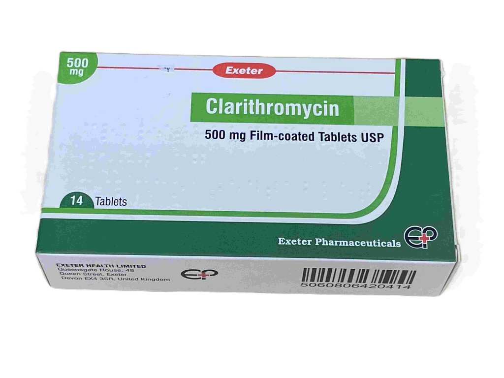 CLARITHROMYCIN 500MG/TAB