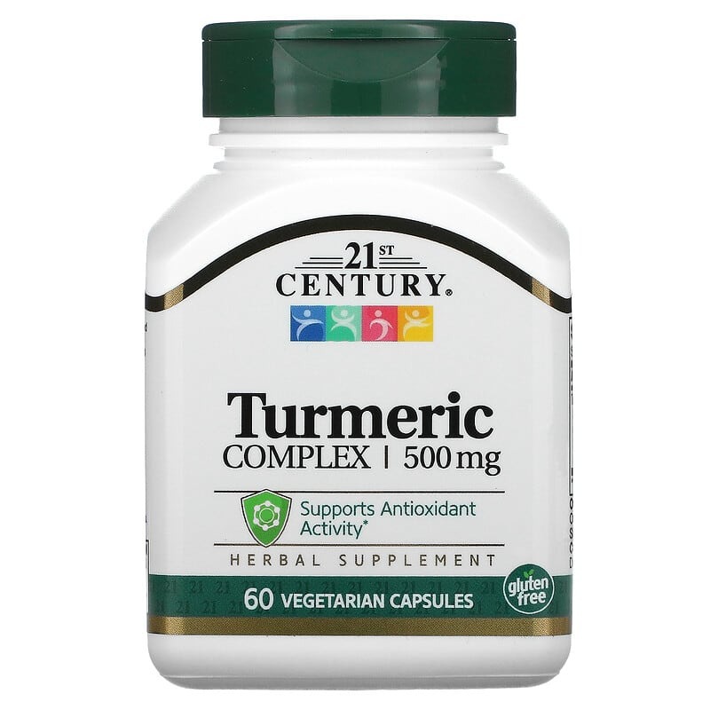 21ST CENT TUMERIC 500MG 60'S