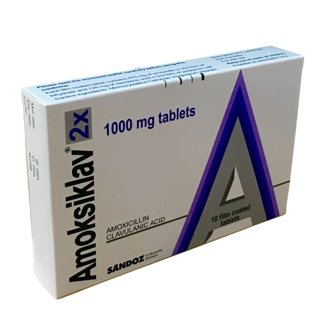 AMOKSIKLAV 1G /TAB