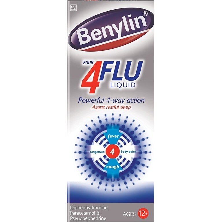 BENYLIN 4 FLU SYRUP 100ML