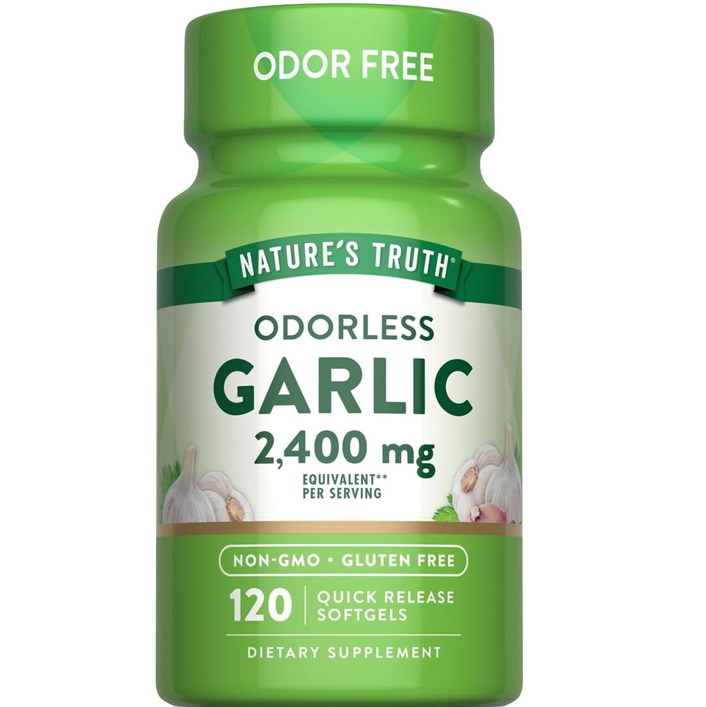 NATURE'S TRUTH GARLIC 2400MG 120'S