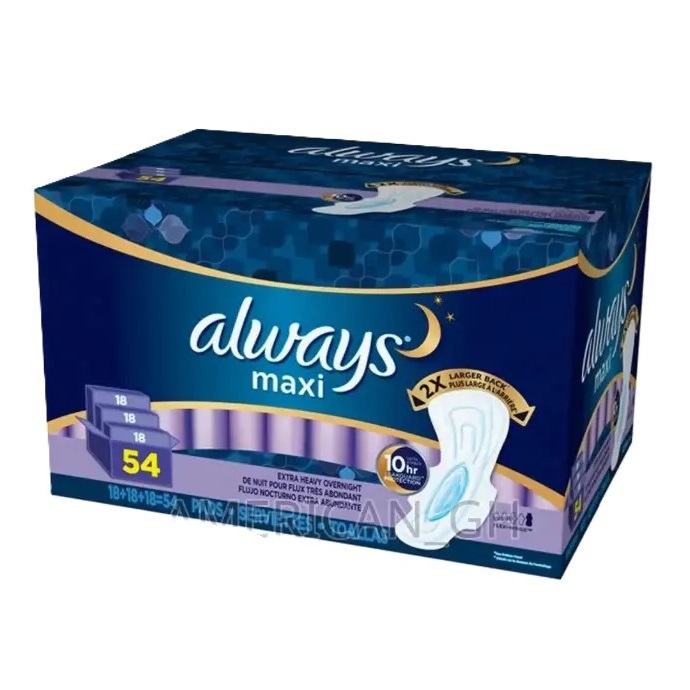 ALWAYS MAXI 5 PAD IMP 54'S