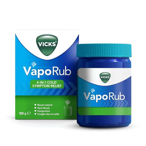 [ME-VAP05] VAPOUR RUB JAR 100G (VICKS)