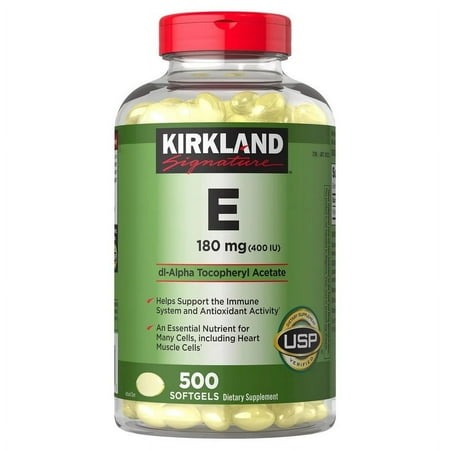 [ME-KIR04] KIRKLAND VIT E SOFTGEL 180MG 500'S