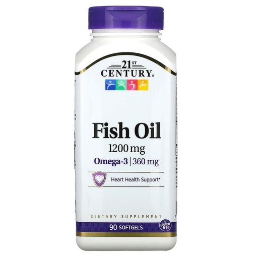 [ME-21S26] 21ST CENT FISH OIL 1200MG 90'S