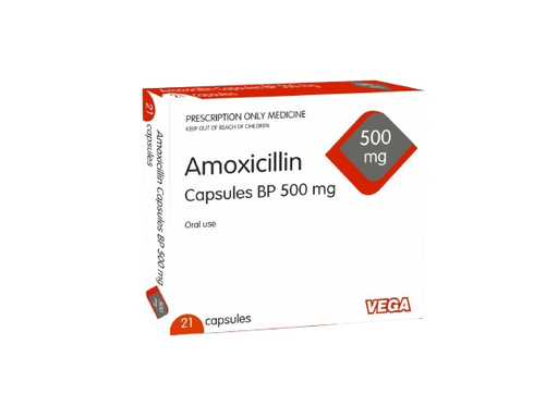 AMOXIL 500MG  U.K PACK