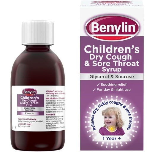 BENYLIN CHILD COUGH SYR.125ML(ALL TYPES)