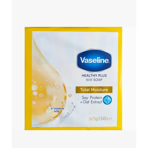 VASELINE BAR SOAP 75G 3'S
