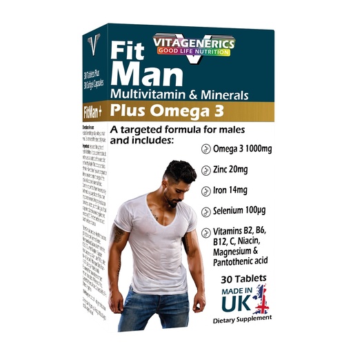 VITAGENERICS M'VIT TAB 30'S /PK