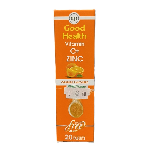 [ME-GOO01] GOOD HEALTH VIT C+ZINC 1G