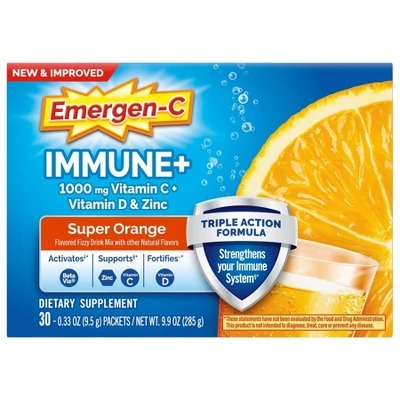 EMERGEN-C IMMUE+1G VIT-C,D / ZINC