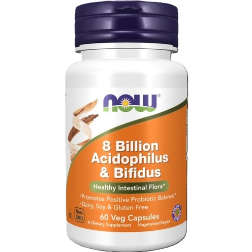 [ME-NOW54] NOW 8 BILLION ACIDOPHILUS & BIFIDUS CAPS