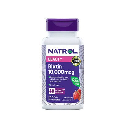 [ME-NAT66] NATROL BIOTIN TAB 10,000MCG 250'S