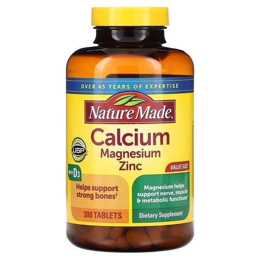 [ME-NAT71] NATURE MADE CALCIUM+MAG+ZINC+D3 300'S