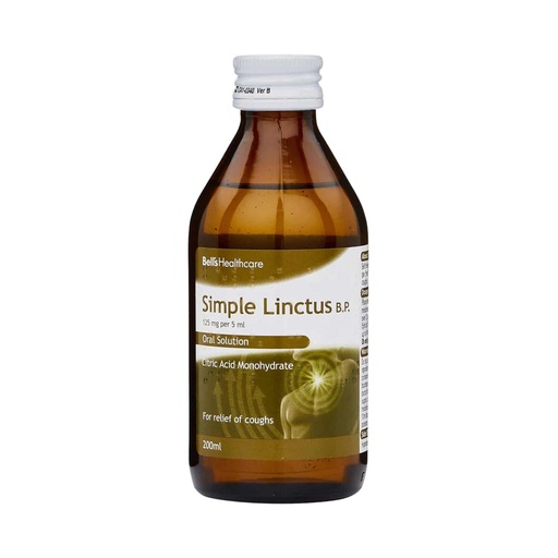 [ME-SIM10] SIMPLE LINCTUS 125MG/5ML.(BELL'S )200ML