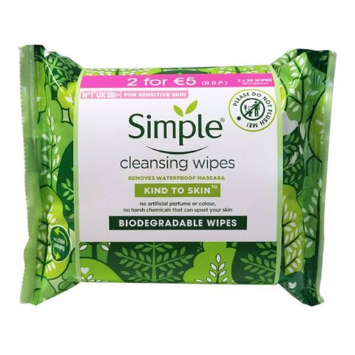 SIMPLE FACIAL WIPES 20'S/25'S