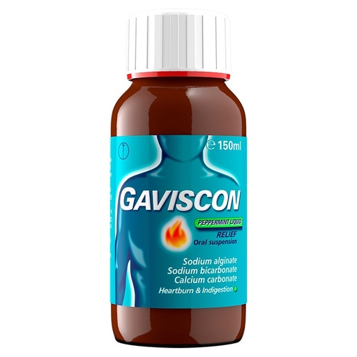 GAVISCON LIQUID PLAIN 150/200ML