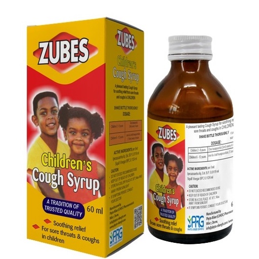 [ME-ZUB01] ZUBES  CHILDREN COUGH 60ML